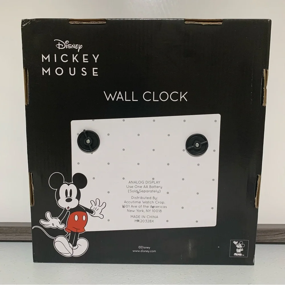 Disney Mickey Mouse “1928” Analog Wall Clock-New in Box
